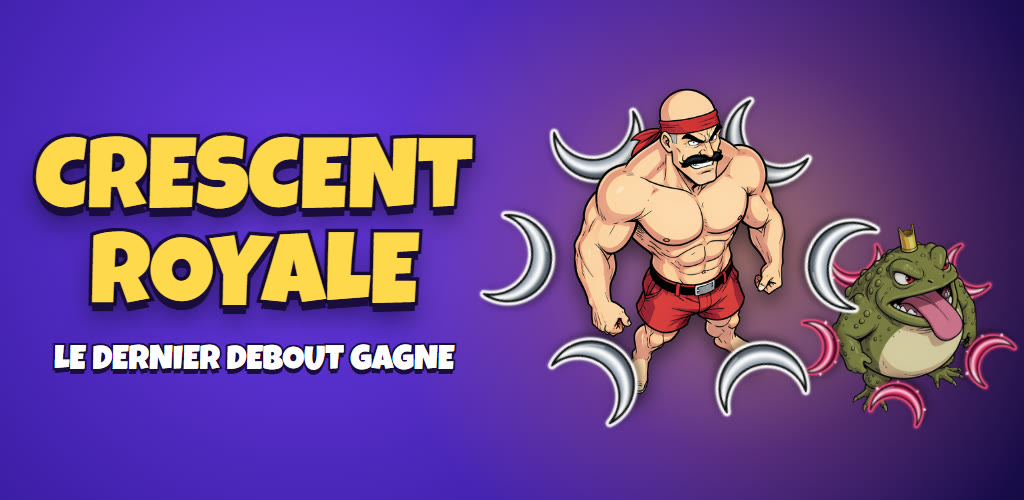 Crescent Royale : des personnages s’affrontent dans l’arène avec des lames en croissant qui tournent